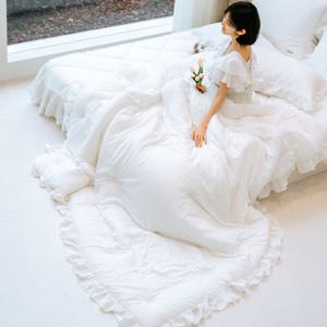 여름버전_프릴 구름차렵이불 (S/SS,Q,K/LK) 2colors