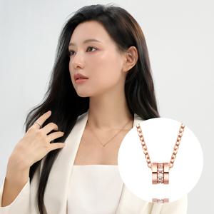 [채원빈 착용] 에끌라 미니 14K 로즈골드 목걸이 SA26A07P