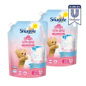 실내건조 섬유유연제 멜로우선샤인 2.6L 2개