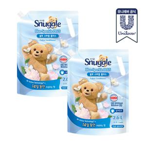 초고농축 섬유유연제 블루스파클 2.6L 2개