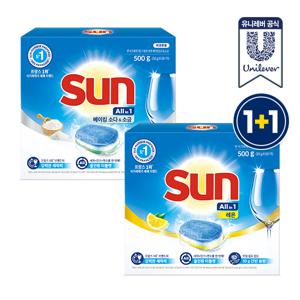 썬 식기세척기용 타블렛 세제 10g x 50개 2개 (2종 택)
