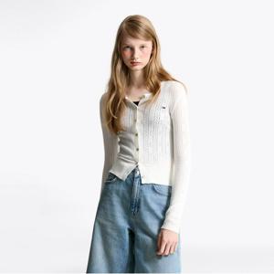 [정상가: 219000원] 타미진스 포인텔 크루넥 가디건 (T32F6KCD12TWT1YBL)