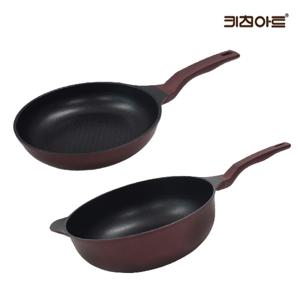 금상첨화 티타늄코팅 인덕션 후라이팬세트 2종D 후32+웍32