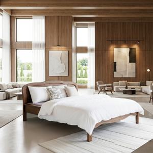 가온재 베드 2인용 온열 천연황토 건강 원목 퀸 Q 흙침대 hy