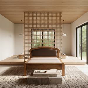 흙잠 베드 1인용 원목 가죽 온열 온돌 건강 싱글 S 흙침대 hy