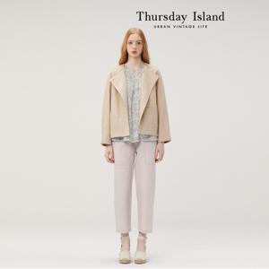 [Thursday Island] 언발 단작 칼라리스 자켓(T232MJK534W)