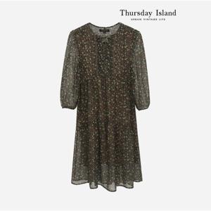 [정상가-259000원][Thursday Island] 핀턱 패턴 원피스(T236MOP134W)