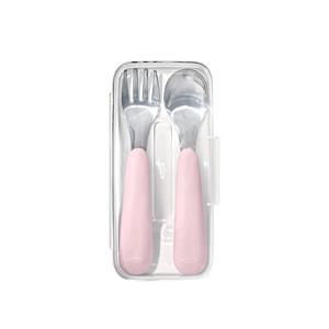 토트 유아용 스푼 포크 세트 - 블러썸 핑크