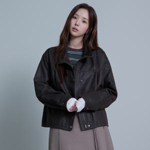 [최초가 279,000원] 하이넥 포켓 블루종_BROWN