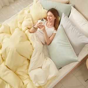 사르르 면모달 홑겹이불커버세트 싱글/퀸/킹 5color