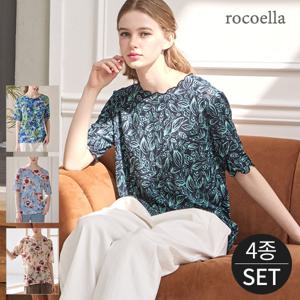셀린드 썸머 플라워 티블라우스 4종세트