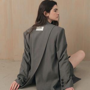 [최초가 249,000원] 루즈핏 사선 절개 싱글 자켓_3COLORS