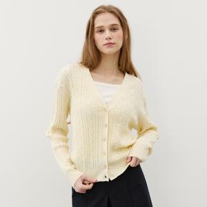 [최초가 99,900원] 케이블 브이넥 가디건_3COLORS