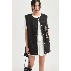 [최초가 398,000원] Out Pocket Vest (black)