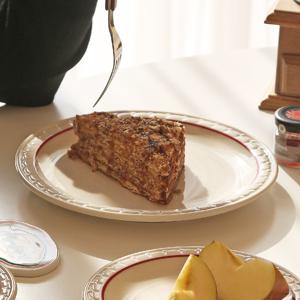 쉐난고 카디날 빈티지 레드 라인 플레이트 원형접시 L 21.3cm