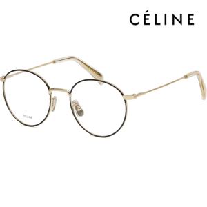 안경테 CL50036U 031 명품 라운드 블랙 골드 금테