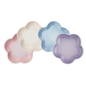 플라워접시19cm 4P세트(쉘머코블)