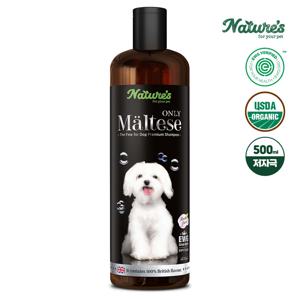 네이처스 말티즈 EWG 그린등급 저자극 보습 강아지샴푸 500ml