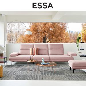 마제티 3.5인 스윙기능 카시미라 패브릭 소파+스툴