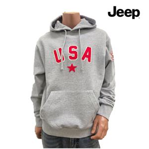 Jeep [남녀공용] R1011 루즈핏 USA 후드 티셔츠