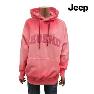 Jeep [여성] R1014 핑크 그라데이션 후드 티셔츠