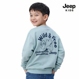 키즈 Jeep Kids [아동] JR1TSK894 2026 S/S 루즈핏 키즈 맨투맨티셔츠