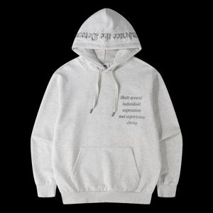 Jeep [남녀공용] R1013 레터링 자수 후드티셔츠