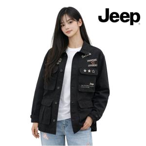 Jeep [여성] 빈티지 와펜 야상점퍼 자켓 R1001