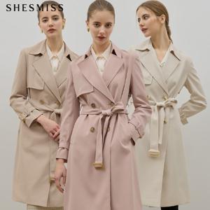 (SHESMISS)] 고품격 페미닌 베이직 트렌치 코트 (택가격: 378000원)