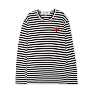 공용 하트 와펜 블랙 긴팔티 AX T164 051 1