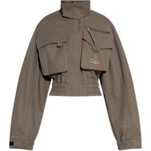 VIVIENNE WESTWOOD  MEMPHIS CROPPED BOMBER (1304000F W00VK D409) (멤피스 크롭 봄버 자켓)