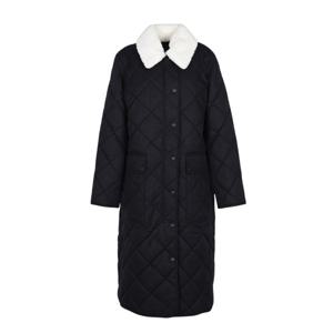 MUST IT_ 캠프타운 롱 퀼티드 개버딘 여성 코트 블랙 80505671