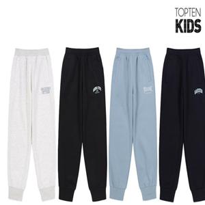 MKF1PT1201 남아 더블니트 레터링 조거 스웨트 팬츠