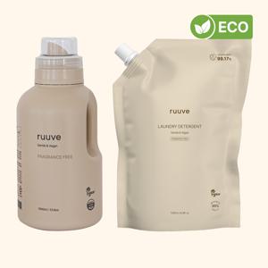 [세제 set]  세탁 세제 1L+세제 리필 1.3L (+gift. 젖병&주방세제 리필 450ml 무향)