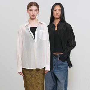 WOMAN 링클 시어 셔츠 [6COL] /WBE2L03531