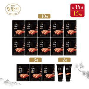 강주은 굿라이프 송화백명란 온란 10팩+자른명란 3팩+짜먹는명란 2팩 / 15팩(팩당 100g)