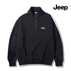 Jeep [남녀공용] 반넥 하프집업 아노락맨투맨 R5832