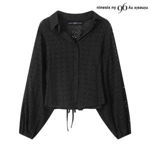 정상가:79,000원 | 투웨이 허리 끈 펀칭 나시 세트 블라우스 (NO3BA007L0)