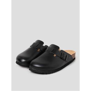 (WOMEN) 코르크 미드솔 크로그 샌들  블랙(HH44K2C155)