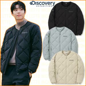 디스커버리 24FW 남성 디하스 U넥 튜브 구스다운 경량패딩 DMDJ77046-ICDJ