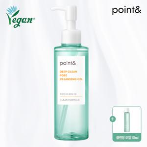 [포인트앤] point& 비건 저자극 딥클린 포어 클렌징 오일200ml