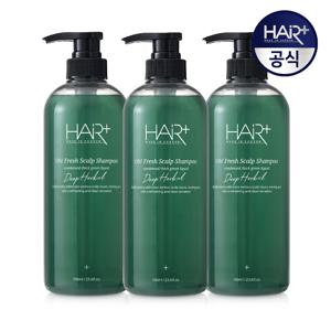 오프레시 딥 허벌 스캘프 두피샴푸 700ml x3 (탈모완화기능성)