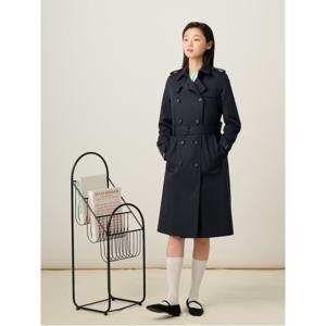 레이디스 [Essential] 롱 트렌치 코트  네이비 (BF523TE01R)
