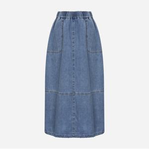 아웃포켓 데님 스커트_T256MSK131W