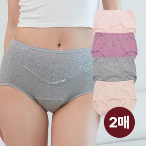 국산 빅사이즈 면 요실금팬티 임산부 노인 방수 위생팬티 2매세트