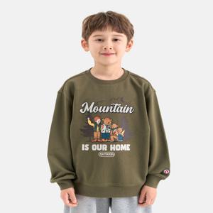 [정가 59000원]베어 패밀리 맨투맨 (카키) OD253IMM12_KHA