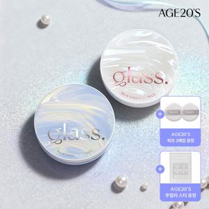 [에이지투웨니스]AGE20S 더블구성 소프트펄 글로우 에디션 글래스 스킨 에센스팩트(본품2+리필2)(SPF50+ PA++++)