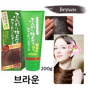 새치 감추는 브라운 염색용 컬러 헤어 리시리 컬러린스 새치염색 새치커버 리시리컬러