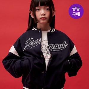 [공동구매][택가 15.9만원]타이포 테일로고 바시티 네이비 CK2601JK16NA