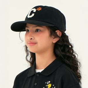 세서미스트리트x C 로고 곰인형 볼캡 블랙 CK2505CA11BK
